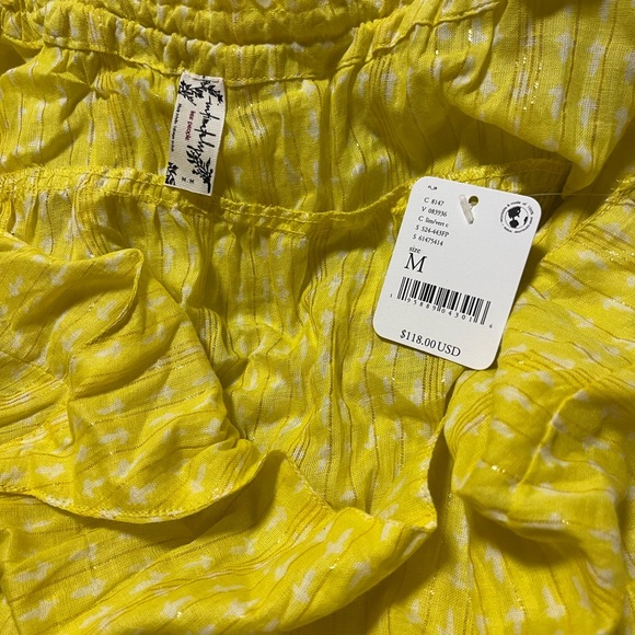 Free People Midnight Dance Print Maxi Slip NWT - Picture 6 of 7